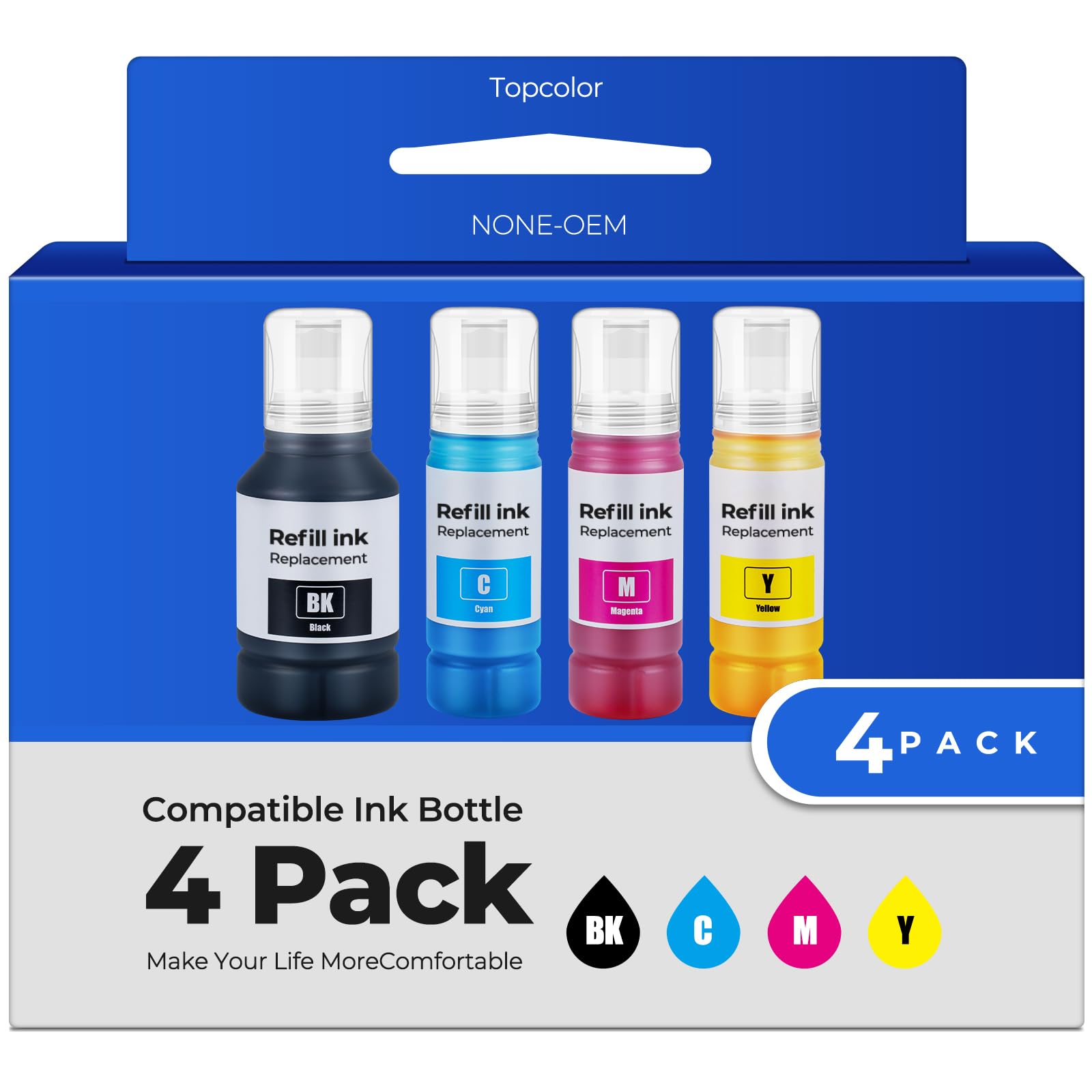 Photo 1 of Compatible for EPT542 Ink Refill Bottles ET-5150 ET-5170 ET-5850 ET-16650
