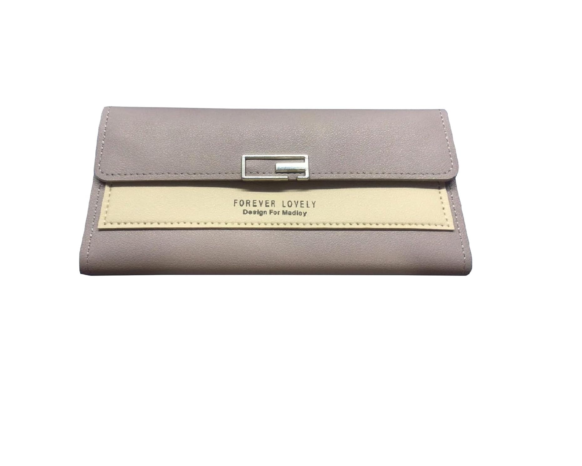 Stylish Tri-Fold Wallet Women’s Wallet Student Coin Purse Wallet for Women Ladies Slim Purse Money Organizer Card Holder Zipper Organizer Purse (Random Color)-image-45