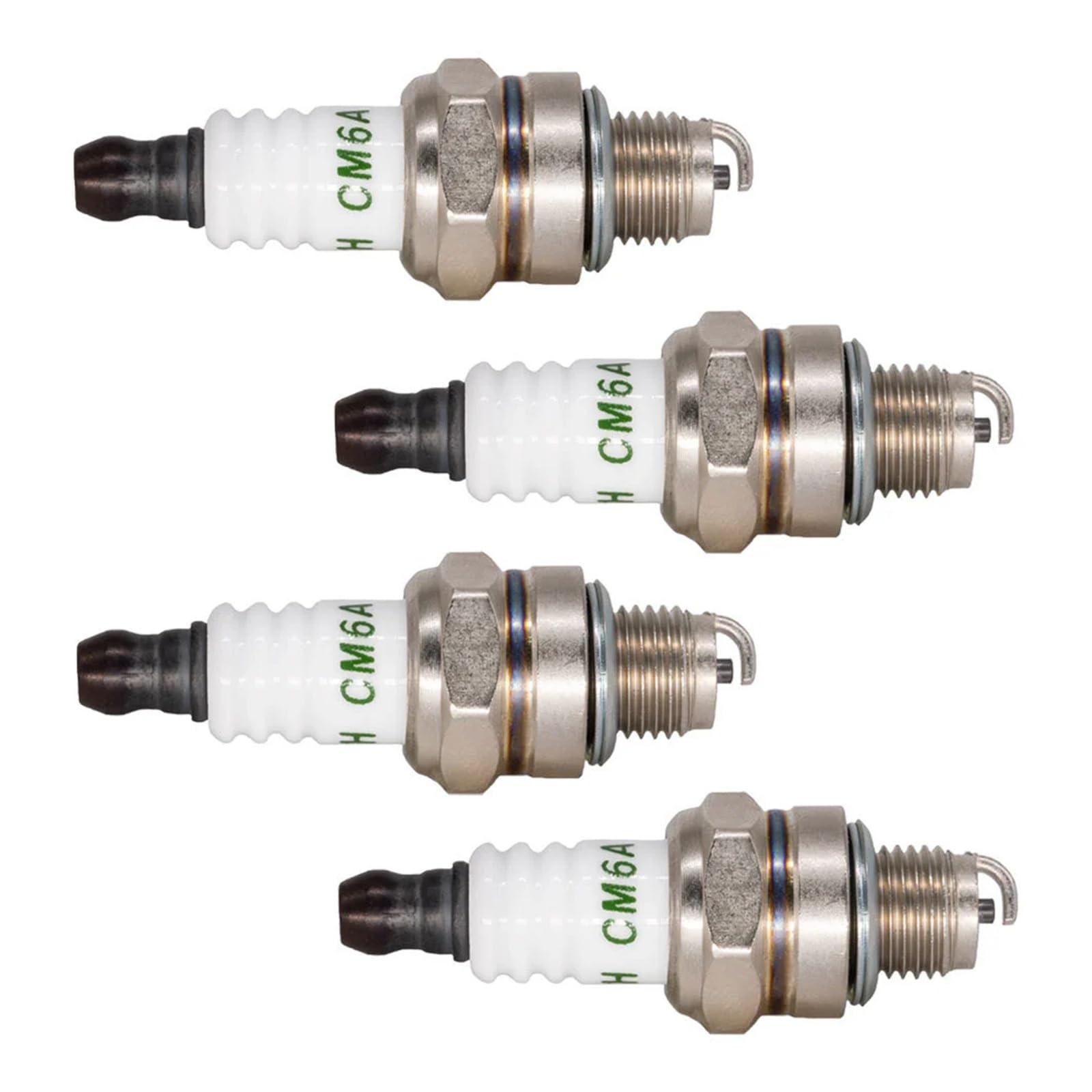 Compatible con cortacésped CMR6A, cortasetos, cortacésped, desbrozadora, cortacésped CM6A, paquete de 2-8 bujías.(8 pieces with box)
