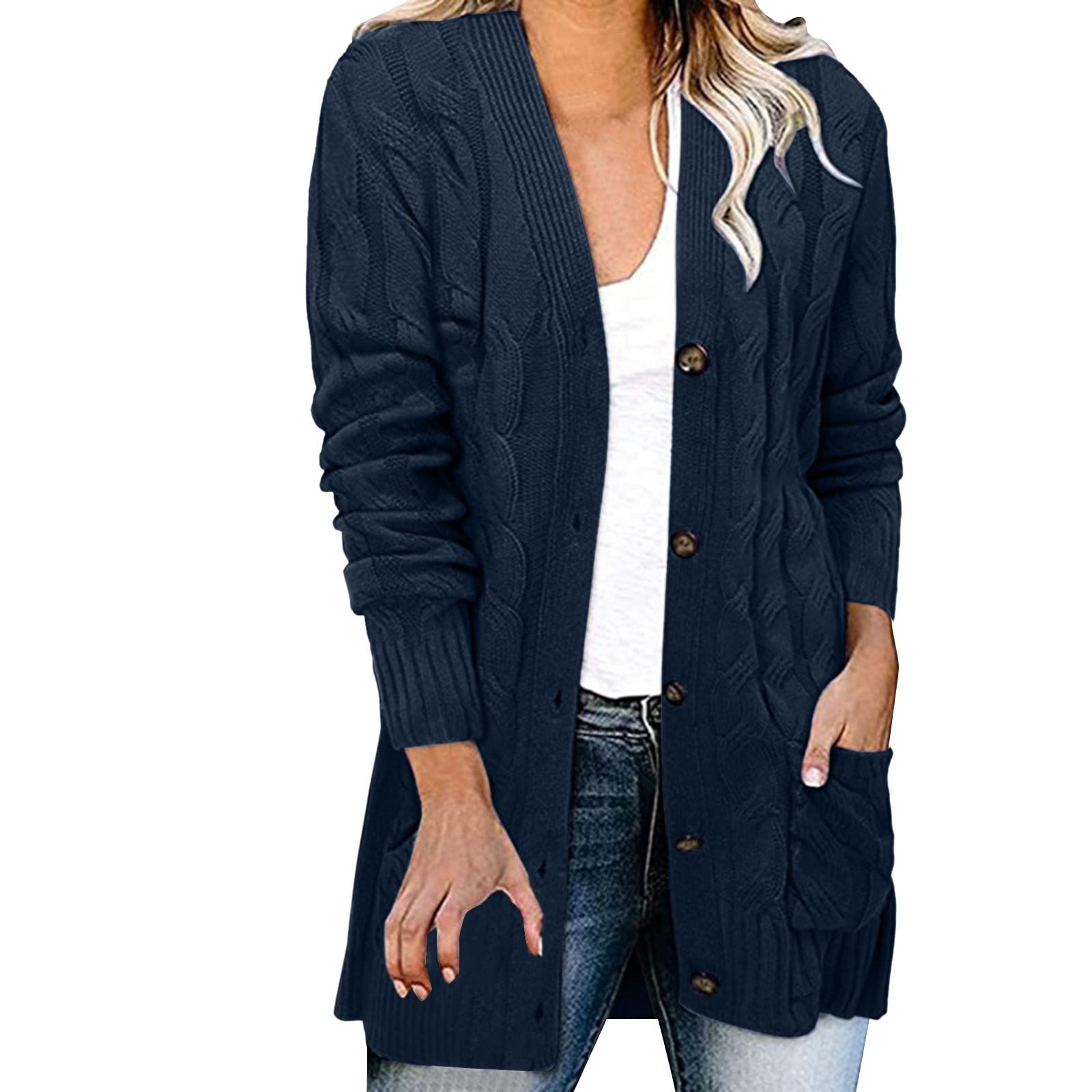 Womens Cardigan Oversized Button Down Sweater Cardigan Sweaters