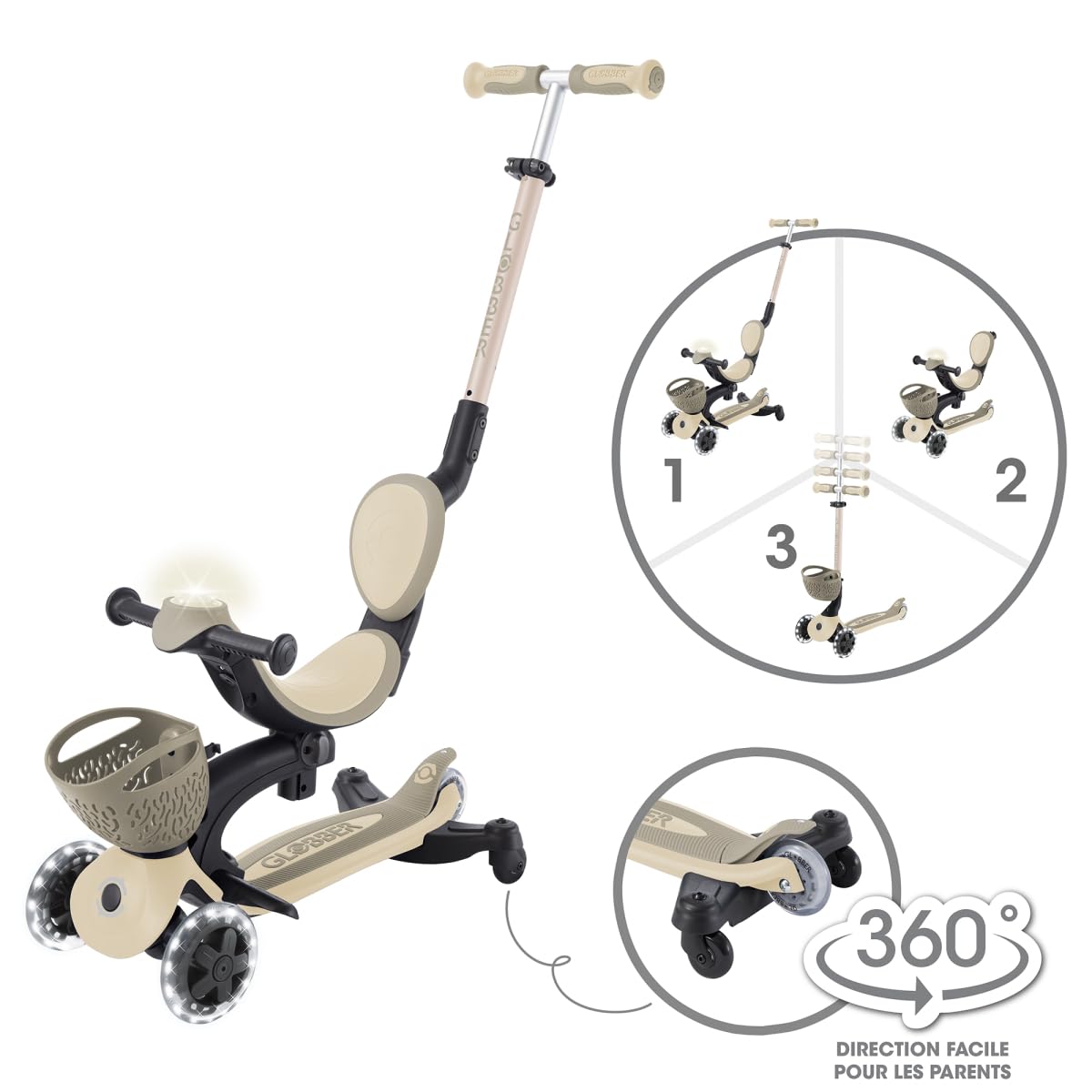 Globber - GO•UP Baby 360 Lights