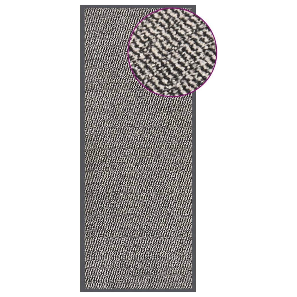 Paillasson touffeté marron clair 60x150 cm pour entrée de maison