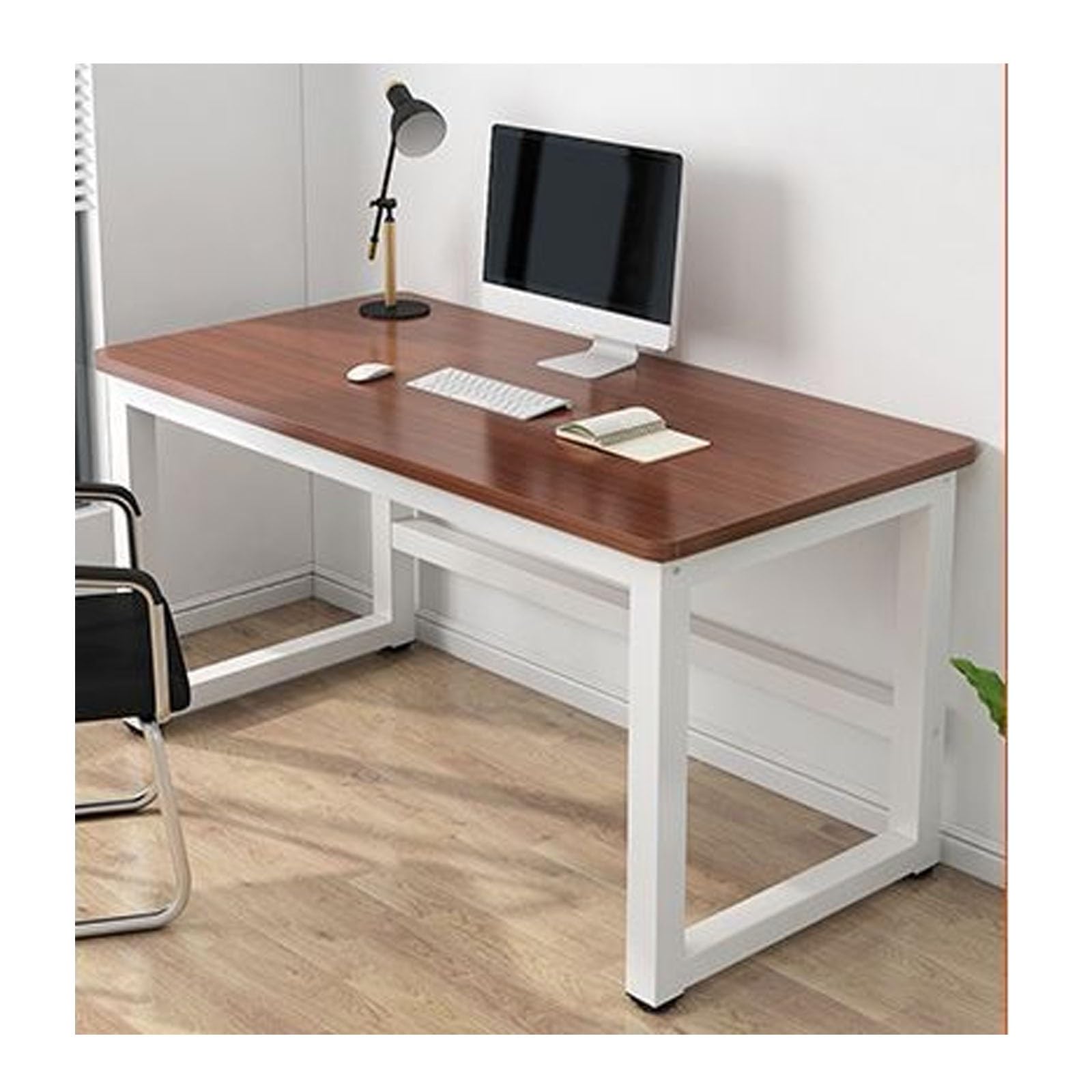 Bureau d'ordinateur en métal pour le télétravail et l'étude à la maison