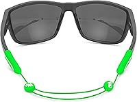 Vista 11 de Pilotfish - Correa de cable ajustable sin cola para lentes de sol y gafas (14 pulgadas, verde Hi-Vis)
