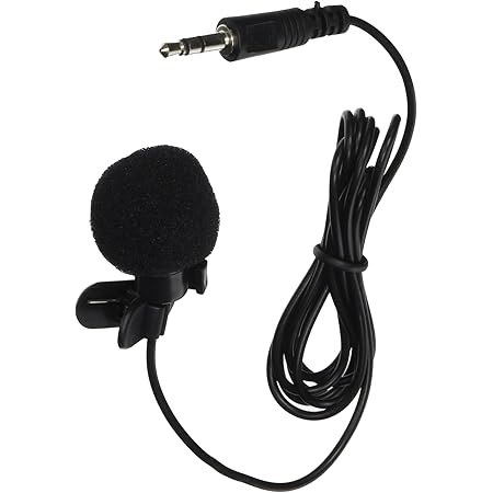 Neewer 3.5mm Hands Free Computer Clip on Mini Lapel Microphone (5X Lapel Microphone)