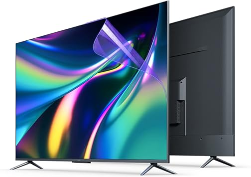 Anti-Glare TV Film for 43-75 Inch - Anti-Blue Light Screen Protector/Anti-UV/Anti-Fog Film for LCD, LED, 4K OLED & QLLED HDTV Display, 70" 1538*869