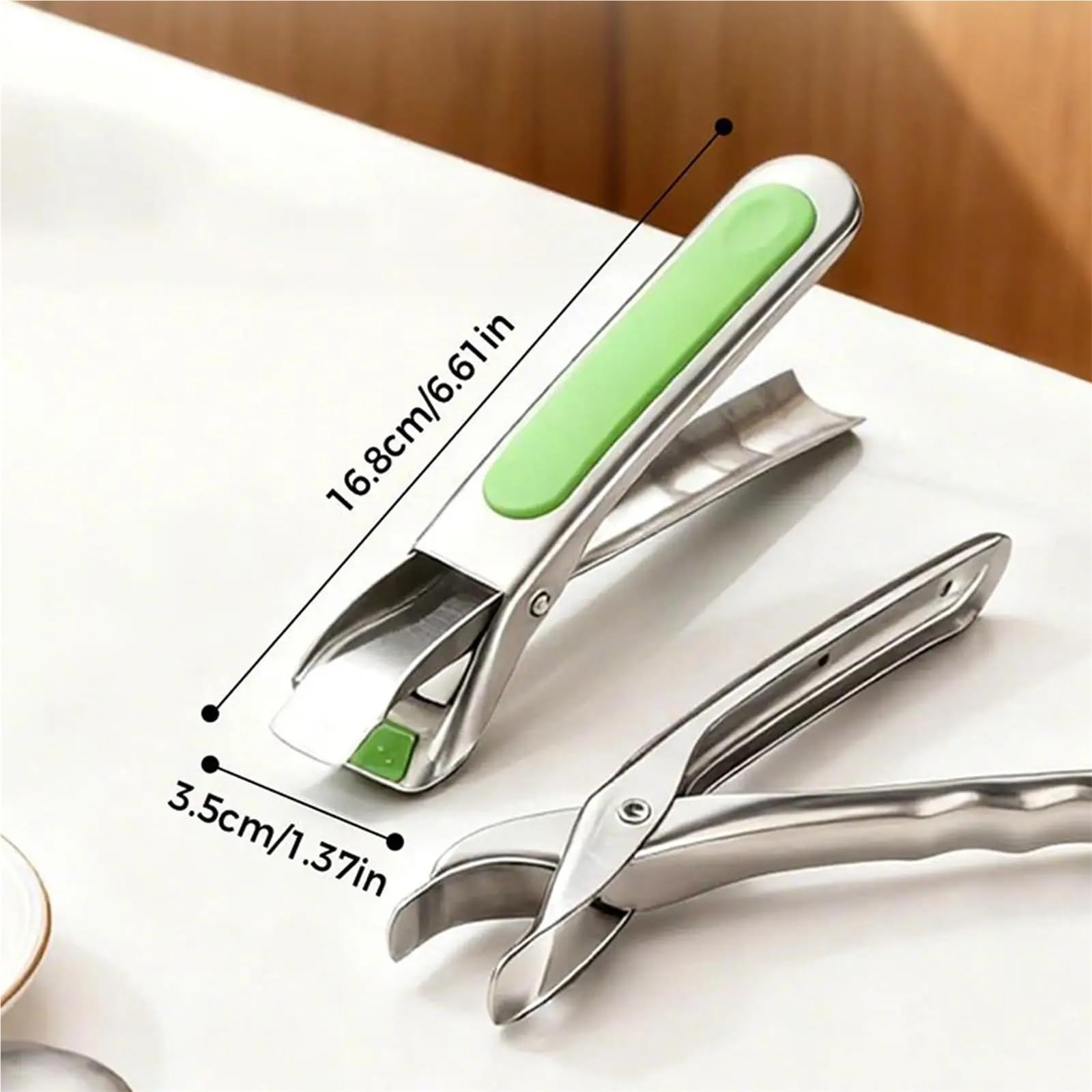 Pinza for placa caliente, utensilio de cocina, pinzas resistentes a la temperatura, pinza for sartén for horno, encimera, olla, tazón, plato, 4 Uds Para Sujetar Ollas