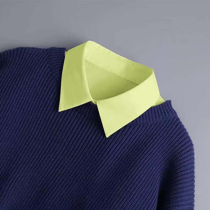 Image of TOPLOT Detachable Collar for Women || Removable Blouse Collar (5263)