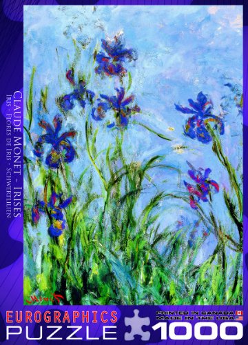Eurographics 1000 Teile - Schwertlilien von Claude Monet, 48x68cm – Bild 5