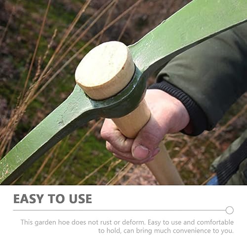 Miniatura 6 de Yardwe Recogedor de jardín, herramienta de jardín para plantación de flores, pico, cultivador, azada, azada de jardín, azadas oscilantes, azadas