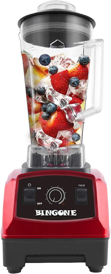 BINGONE 1500w Professional Blender with 70oz BPA-free Pitcher Variable High Speed Kitchen Blender for Vegetables Fruits Juicer, ETL and FDA Certification Commercial Blender