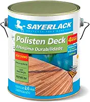 Polisten Deck Stain Impregnante Base Água Natural 3,6l Sayerlack
