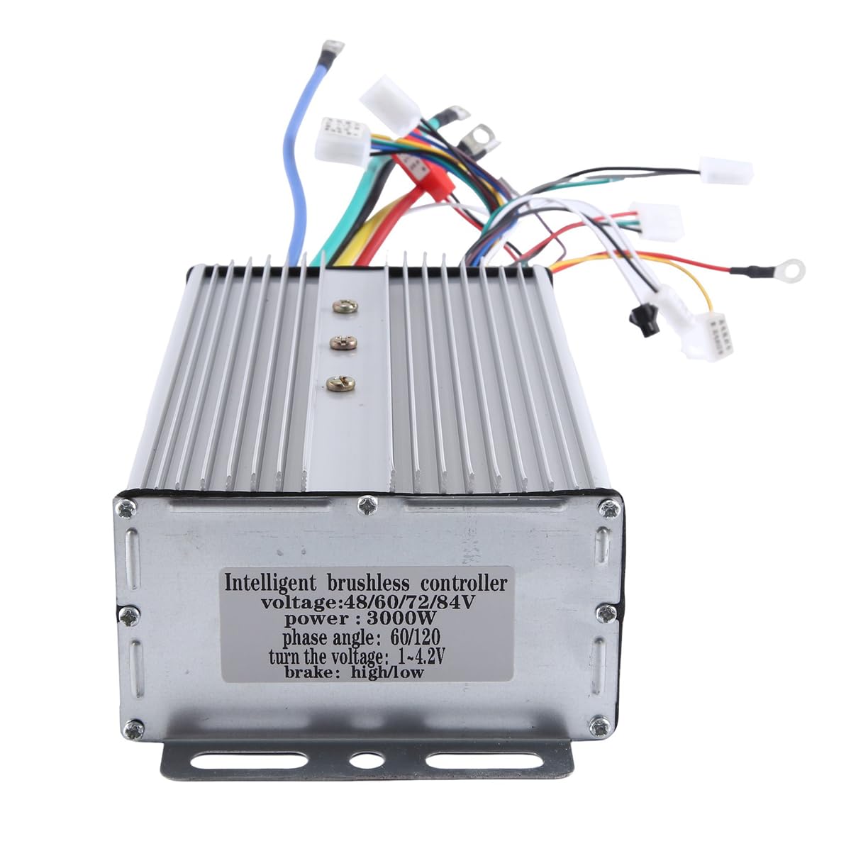 Centralina Monopattino Elettrico Regolatore Brushless 48V-84V 3000W E-Bike Regolatore Motore Brushless 24 Tubi for Bicicletta Elettrica Scooter Centralina Bici Elettrica