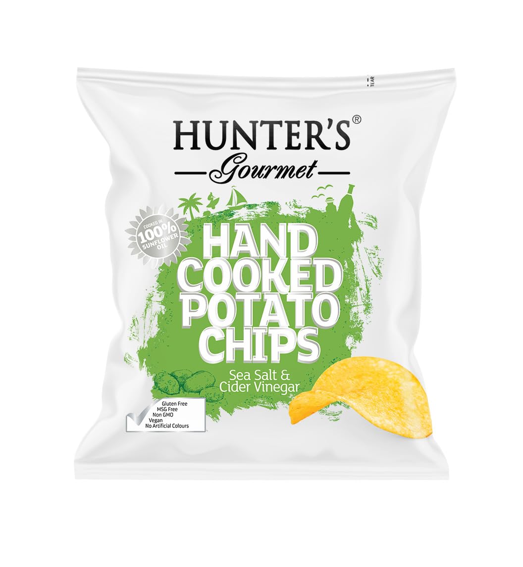 Sea Salt & Cider Vinegar Hand Cooked Potato Chips 40g