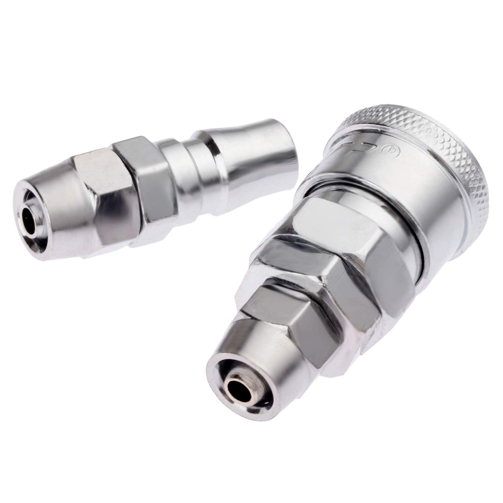 Złączka do węża, wąż ogrodowy szybkiego łączenia 2 szt. Kolankowy zawór zwrotny wody Szybkozłączka 1/4 "OD 1/8" męski system odwróconej osmozy rura z tworzywa sztucznego