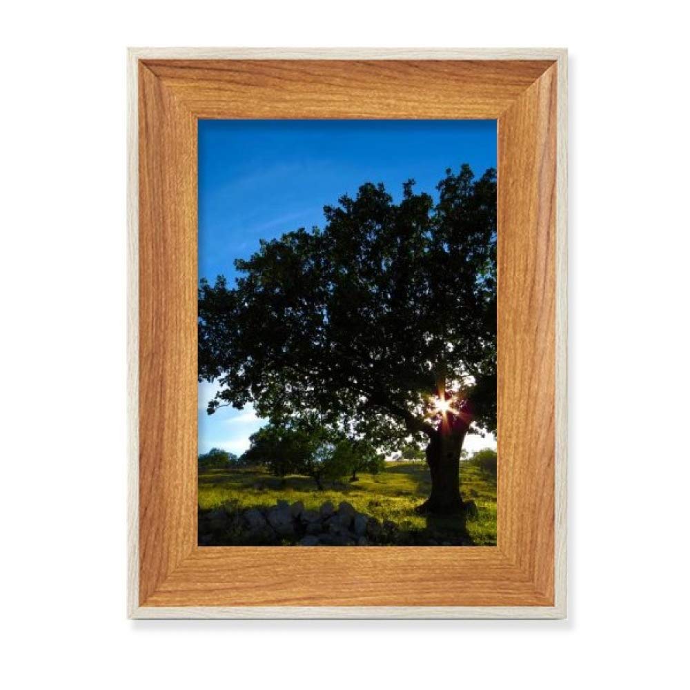 Cadre de photo en bois lumière verte peinture art plusieurs ensembles