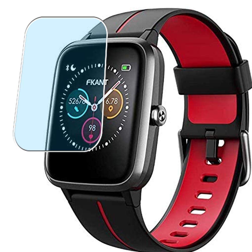 Vaxson 3-Pack Anti Blue Light Screen Protector, compatible with FKANT ID205G smartwatch Smart Watch, Blue Light Blocking Film TPU Guard [ NOT Tempered Glass ]