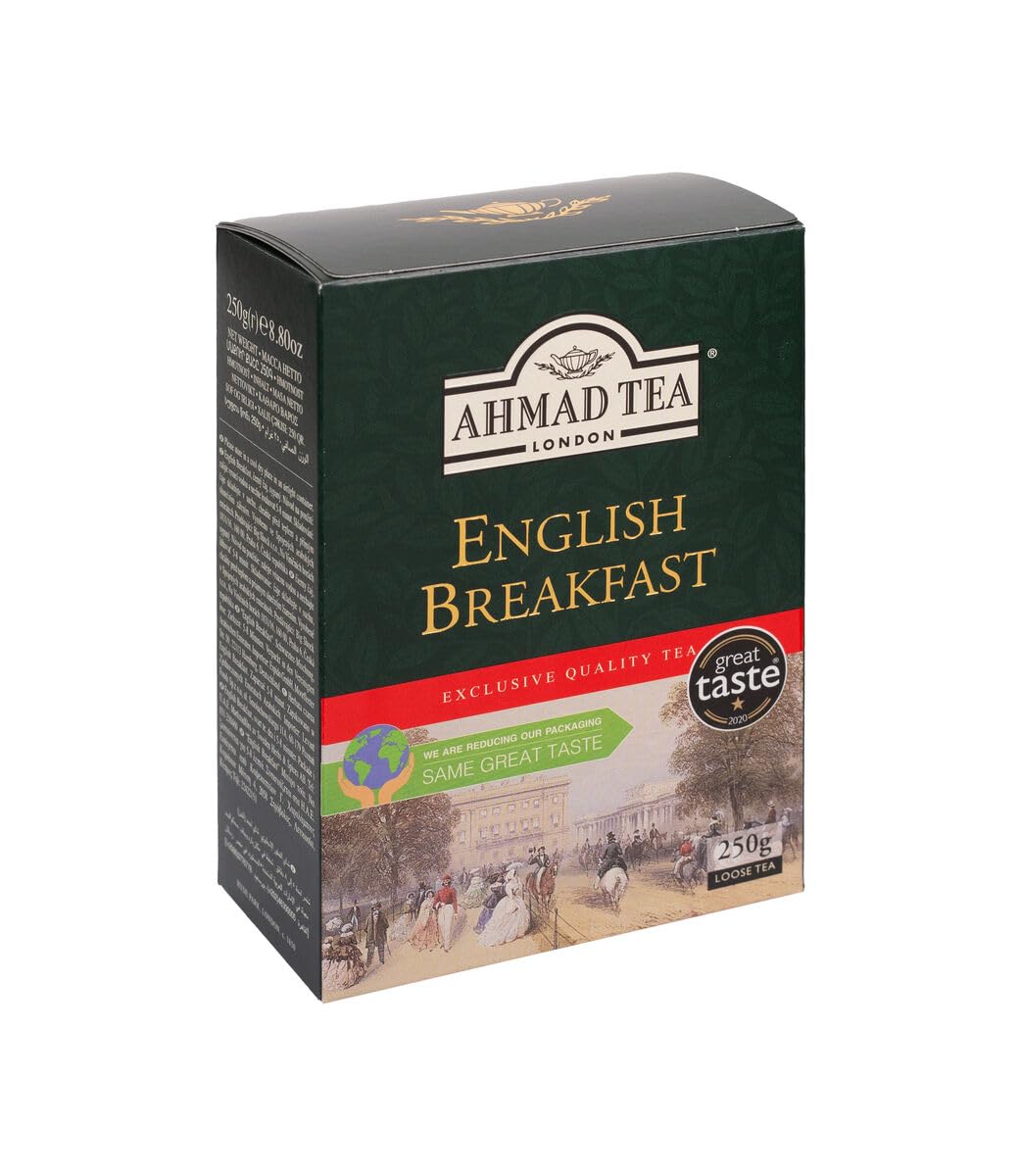 Ahmad Tea English Breakfast Té Negro Assam Ceilán Suelto 250 g