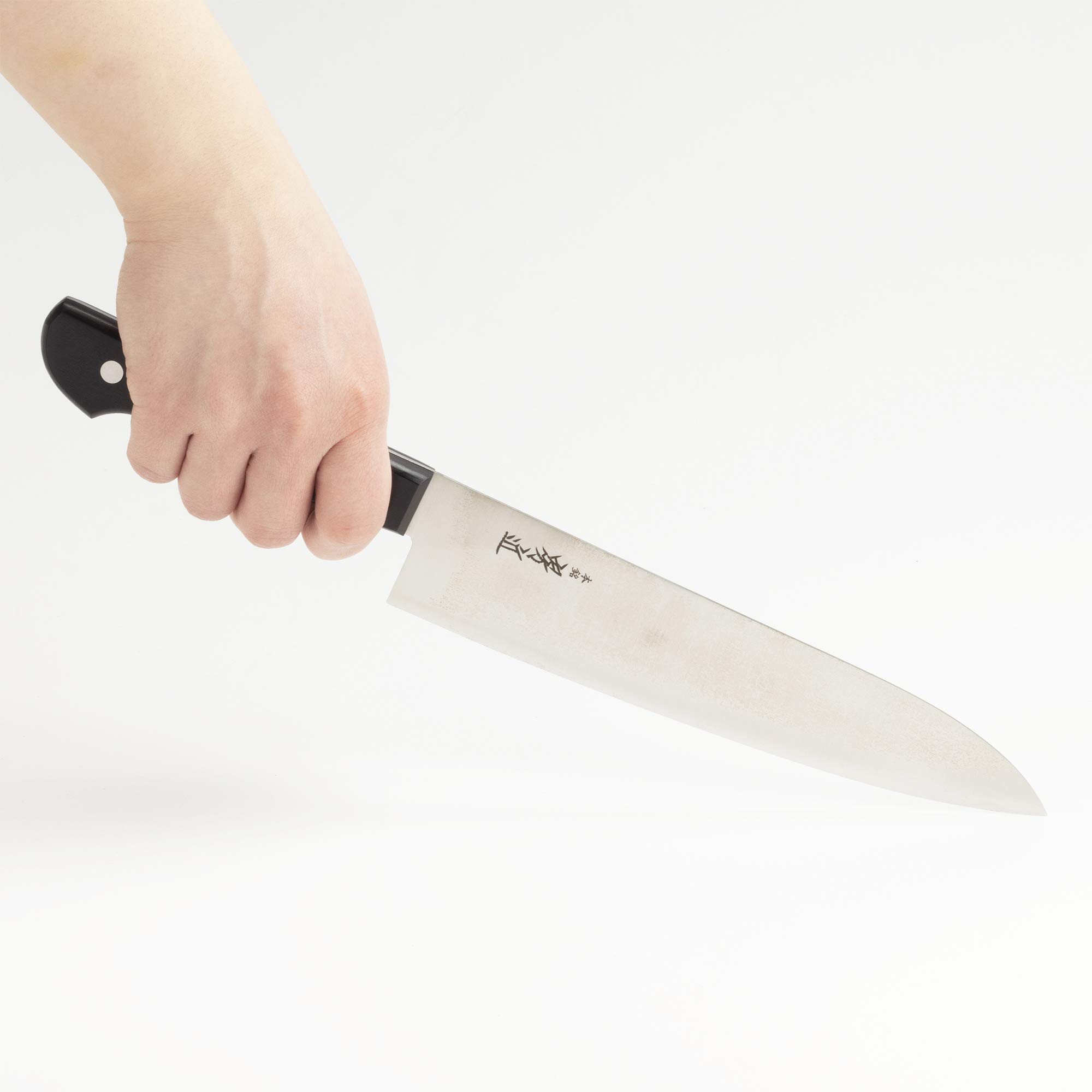 Amazon｜刀舟技研 包丁 牛刀 (右利き用) 210mm 「 房近 日本鋼ツバ無