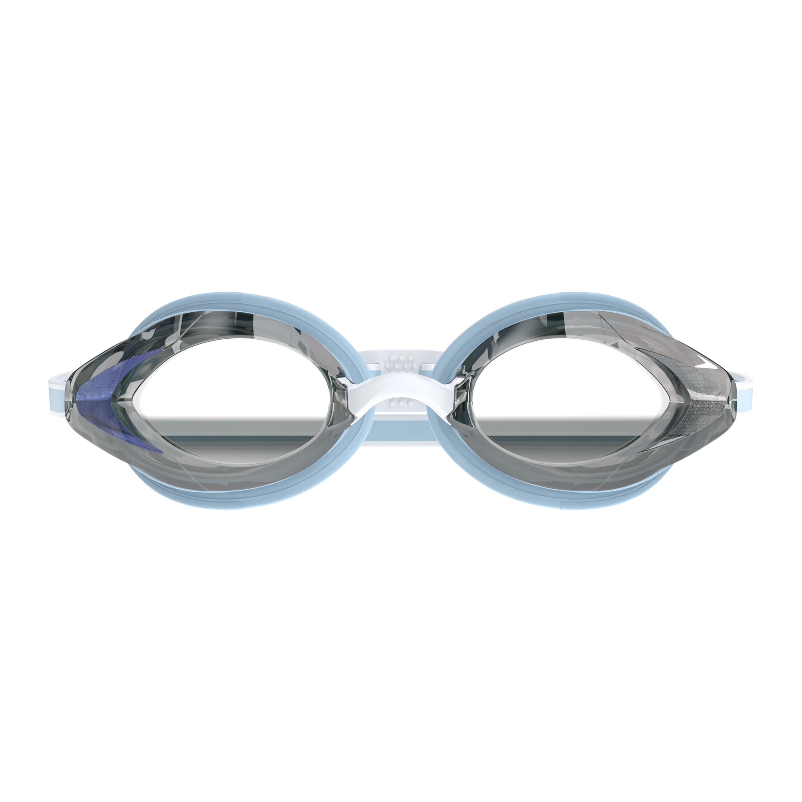Speedo Vanquisher 3.0 verspiegelte Schwimmbrille für Damen, Anti-Beschlag, UV-Schutz, Okular 360 Gläser, Damen-Renn-Passform