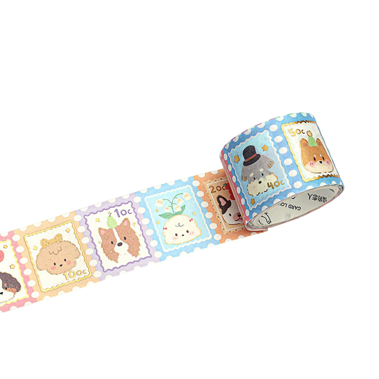Xinsheinelry Aesthetic Tape Cartoon Animal Decorative Scrapbooking Decoration for Scrapbook Journal Photo Album 3cmX3Meter Animal