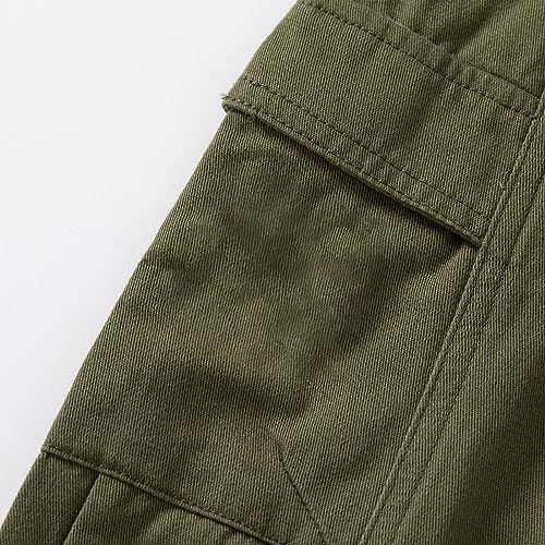 Toddler Joggers Cargo Sweatpants Elastic Waist Straight Baby Boys Long Pants Fall Lightweight Trousers with Pockets3