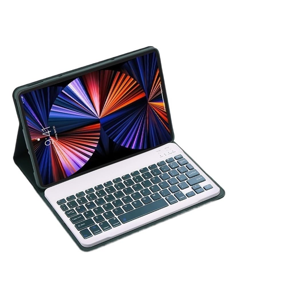 Funda antichoque Xiaomi Pad 8 con teclado desmontable verde oscuro 7