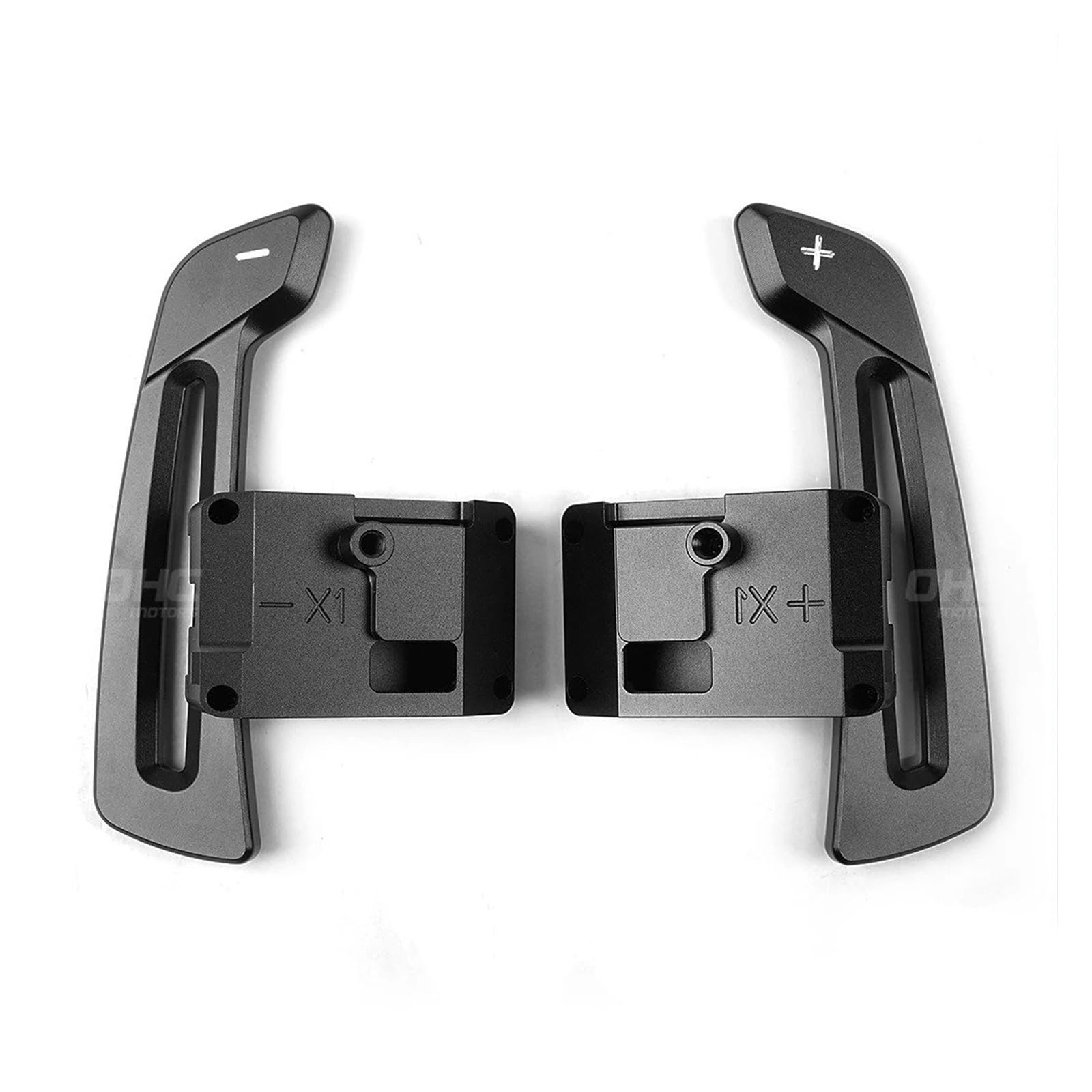 Xxiucj Car Paddle Shifter Extensions for Hyundai for GT for I30N for Kona for Elantra for Veloster Carbon Fiber Magnetic Steering Wheel Paddle Shifters(Type 10)