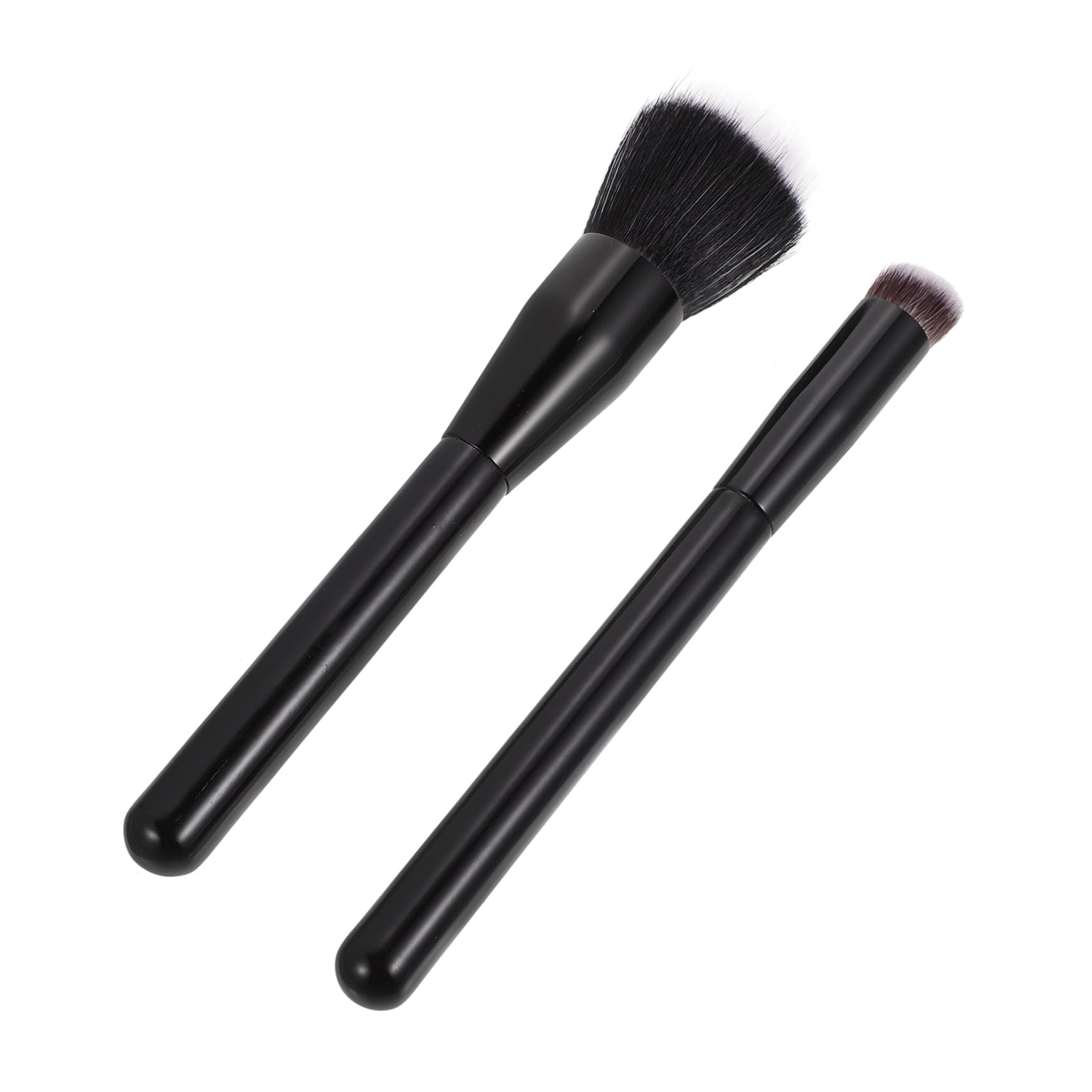 BESTYASH 2 Pcs Double Layer Stippling Makeup Brushes Soft Fiber Blush Highlight Brushes for Easy Application Travel Friendly Design for and Professionals