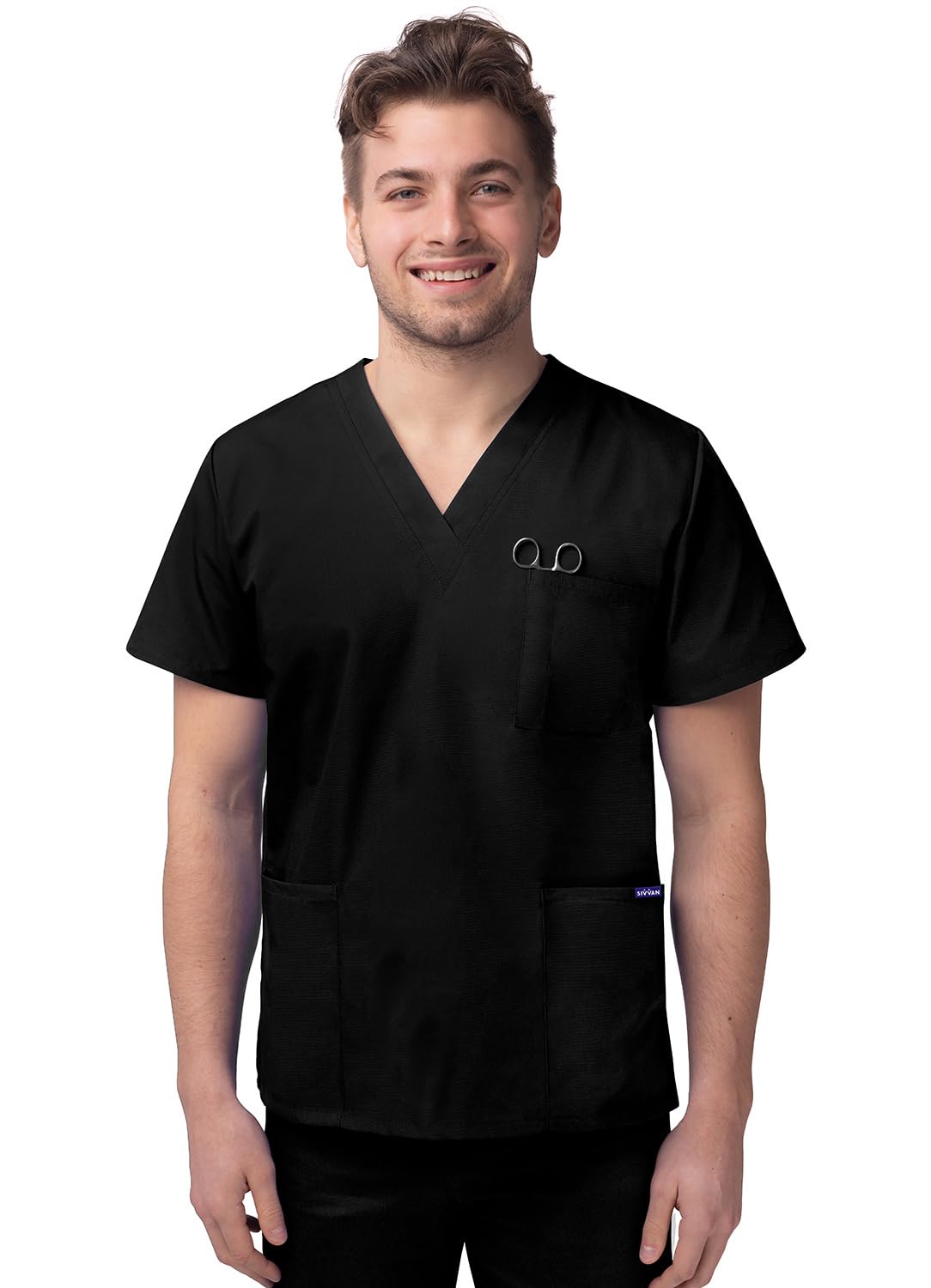 Sivvan Unisex Scrubs - V-Neck Scrub Top