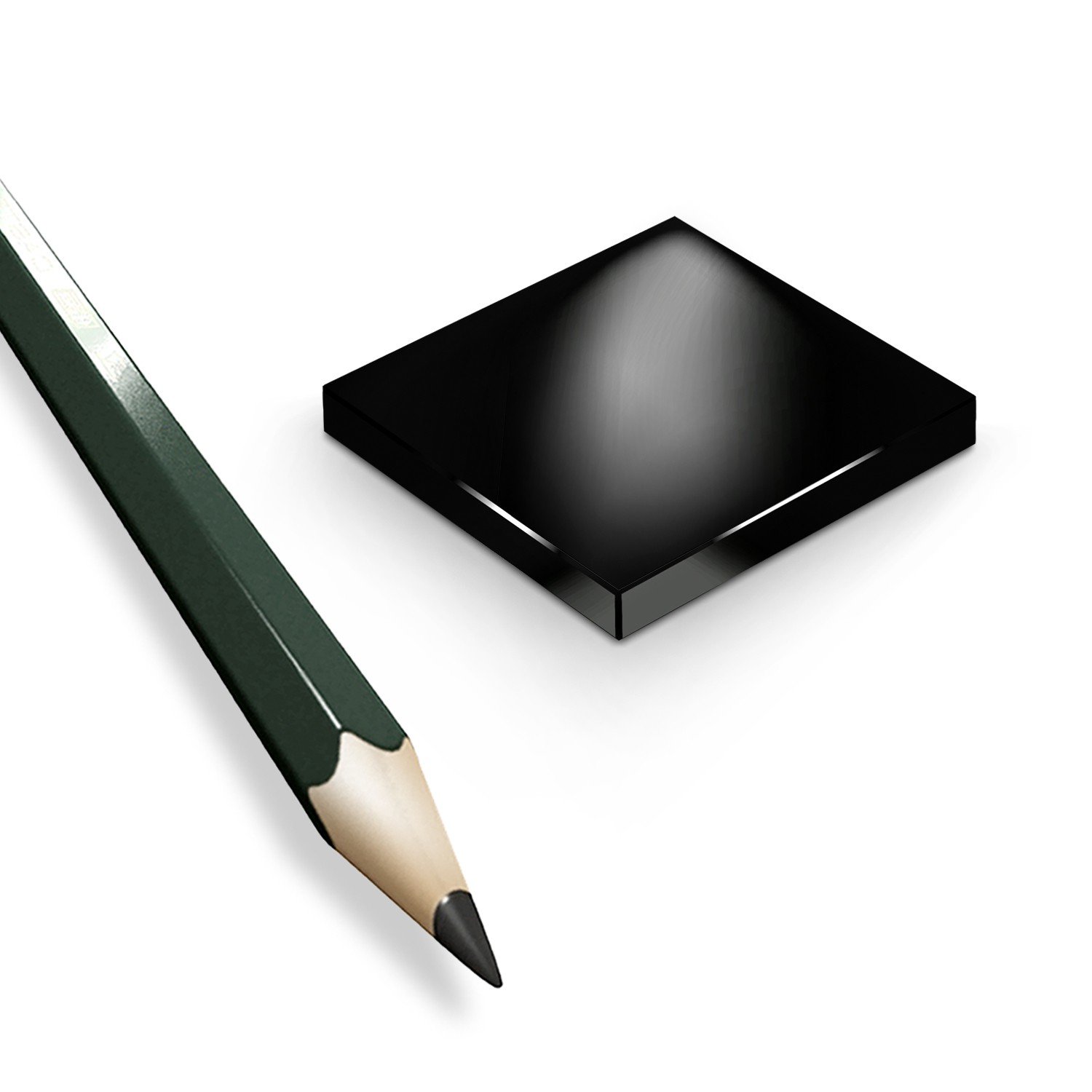 BlackEdition Neodym Magnete Quader N45 SCHWARZ, Black:80x80x10mm N45 380Kg (1St.)