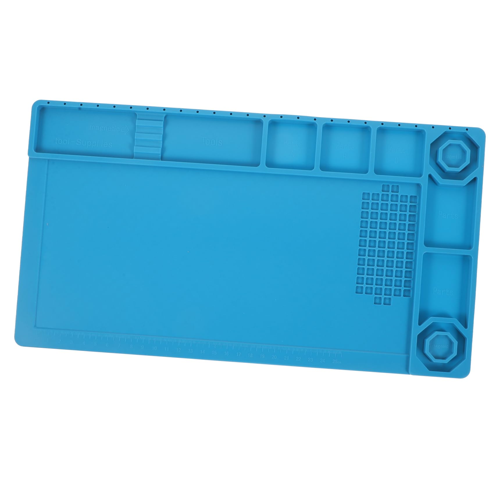 KICHOUSE Silicone Work Mat for Electronics Repair Non Slip Static Pad for Cellphone Repair Desk Use Flexible Easy to Clean Durable Protection for Gadgets Heat Resistant