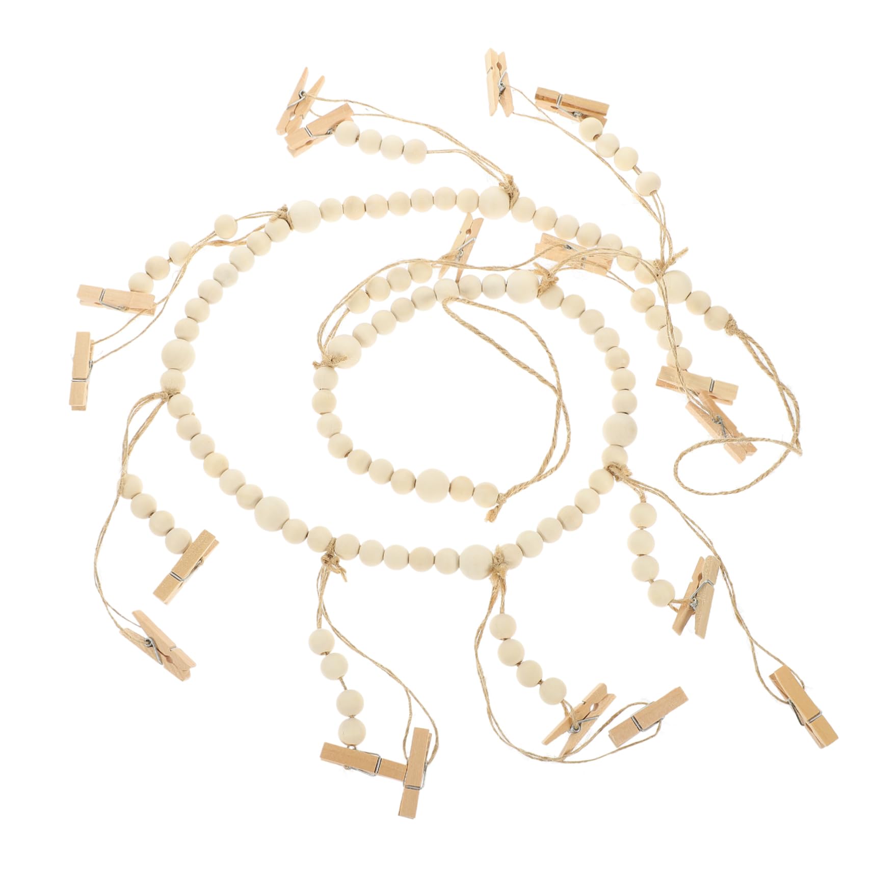 RHQFDM Espositore per Foto appese Cordoncino Fotografico con Piccola Clip in Legno Fai da Te Creativo Foto Appeso,per la Decorazione della casa,può Appendere Cartoline,Foto,Souvenir
