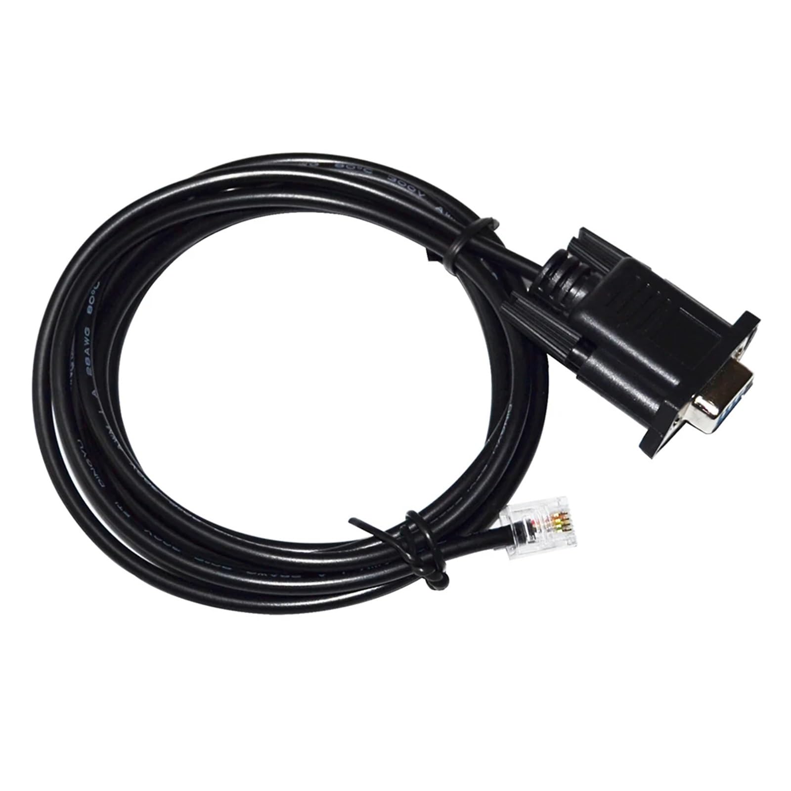RS232 DB9 F to RJ11 RJ12 6P4C Serial Communication Cable for LS DM432C DM442 DM556 DM856 3DM683 AM882 CL57 DM1182 DM2282(5m)