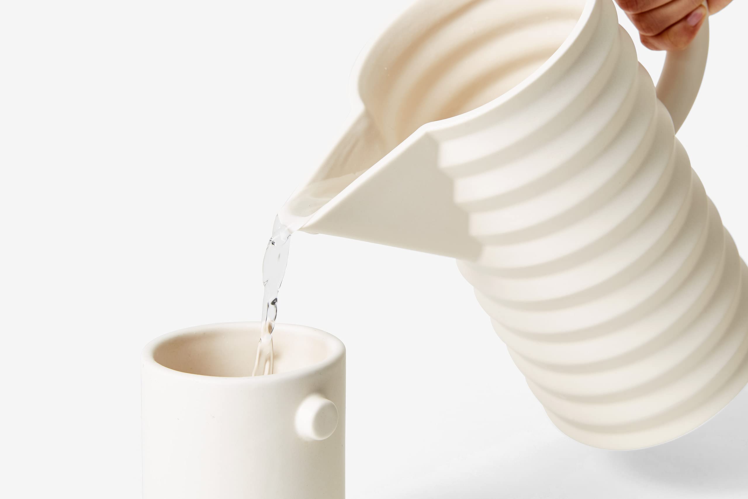 PLEATED PITCHER | Karafka na wodę | High Gloss | Areaware