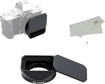 【美品】Fujifilm XF27mm F2.8 R WR(保護フィルター付き) Amazon | JJC メタル 正方形 LH-XF27 レンズフード + フードキャップ