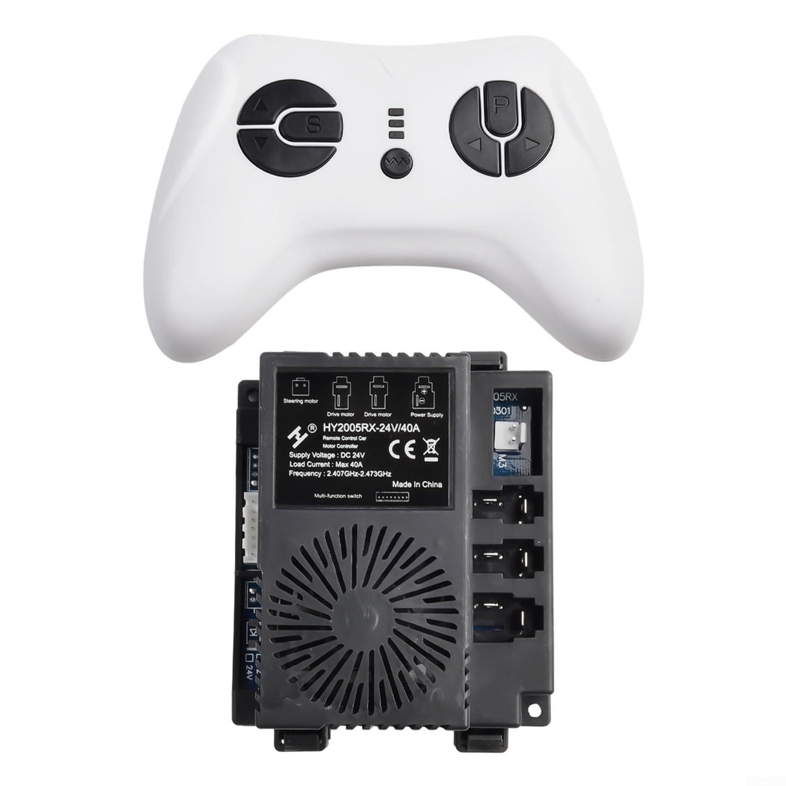 HY2005RX24V 40A Receiver For Children's Electric Car, 2.4G Transmitter Receiver, Remote Control Set(Full set)