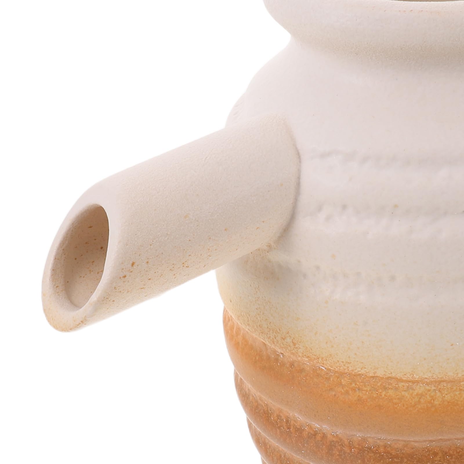 ibasenice Fontana a cascata in vaso di ceramica - Fontana da tavolo - Fioriera per piante grasse da giardino - Elemento d'acqua per laghetto, patii, cortili e decorazioni esterne