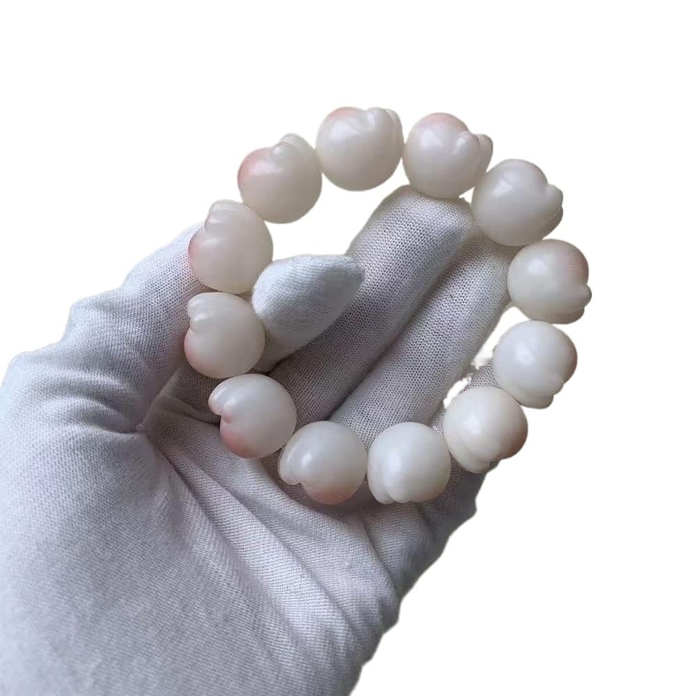 braccialetto con perline, Adorabile braccialetto con perline di radice Bodhi Bracciale elasticizzato a forma artiglio gatto rosa Regali affascinanti e divertenti for gli amanti dei gatti