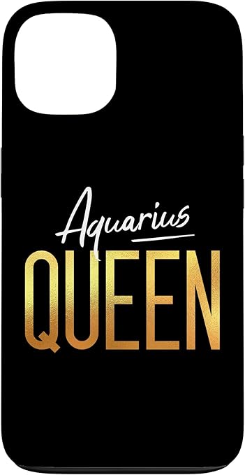 Aquarius Queen / Aquarius Women Birthday Astrology Sign Case for iPhone 13
