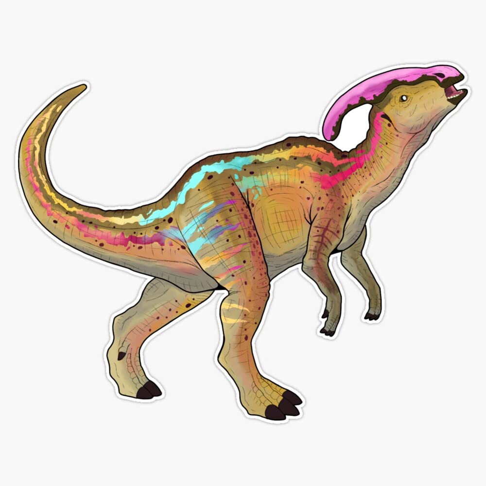Jurassic Camp Cretaceous Bioluminescent Parasaurolophus Sticker Decal Size 5"