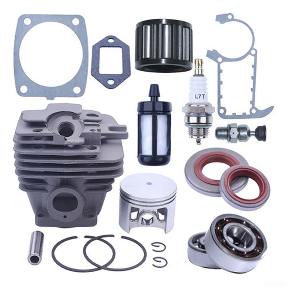 MS361 Kit cilindro motosega 47 mm per pistoni cuscinetti albero motore guarnizioni kit di ricostruzione motore compressione migliorata parti di ricambio professionale motosega set di riparazione