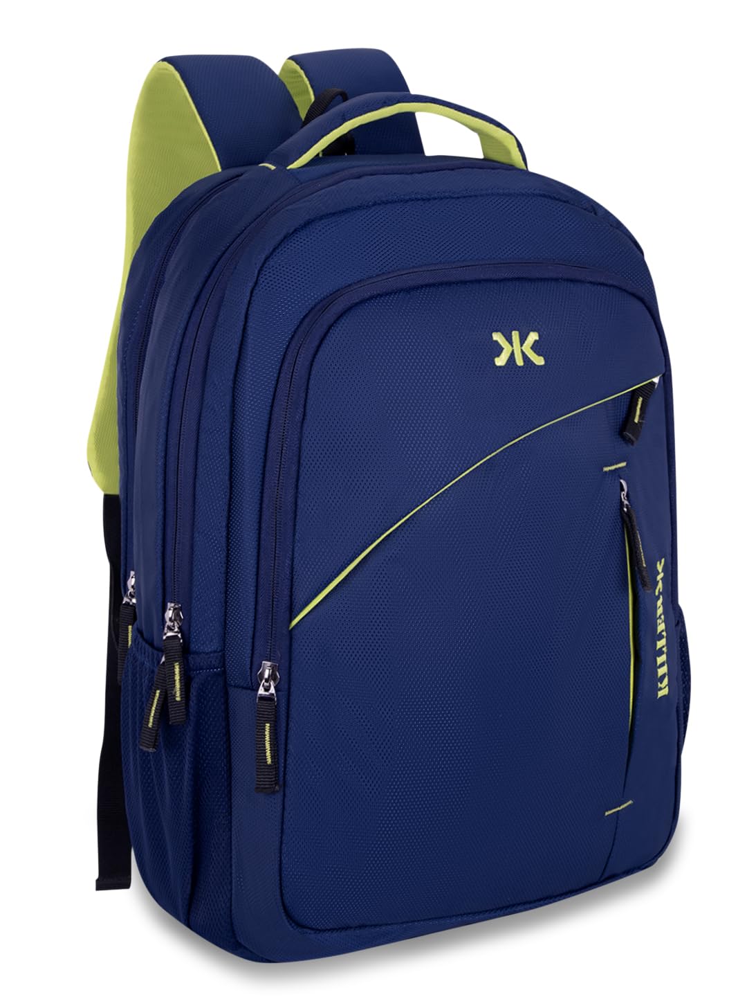 KILLER Louis 38L Laptop Backpack | Spacious Travel & Work Bag with Padded Laptop Compartment, Organizer - Navy Blue