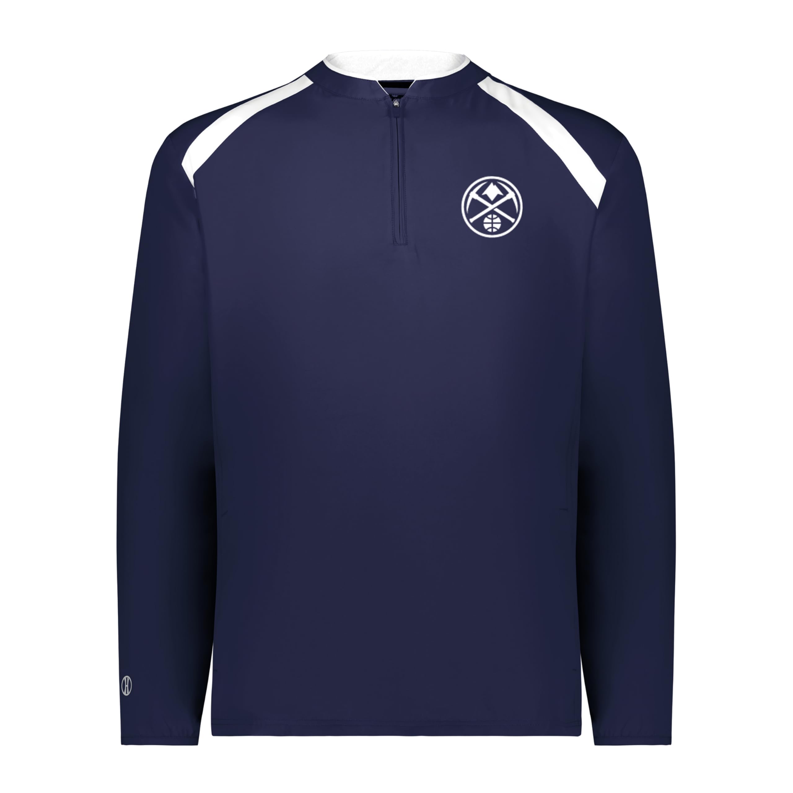 Holloway Men's Standard NBA Denver Nuggets Clubhouse Pullover-Basketball Apparel, Comfortable Lightweight Jacket for Game Day, Multi, 3X-Large