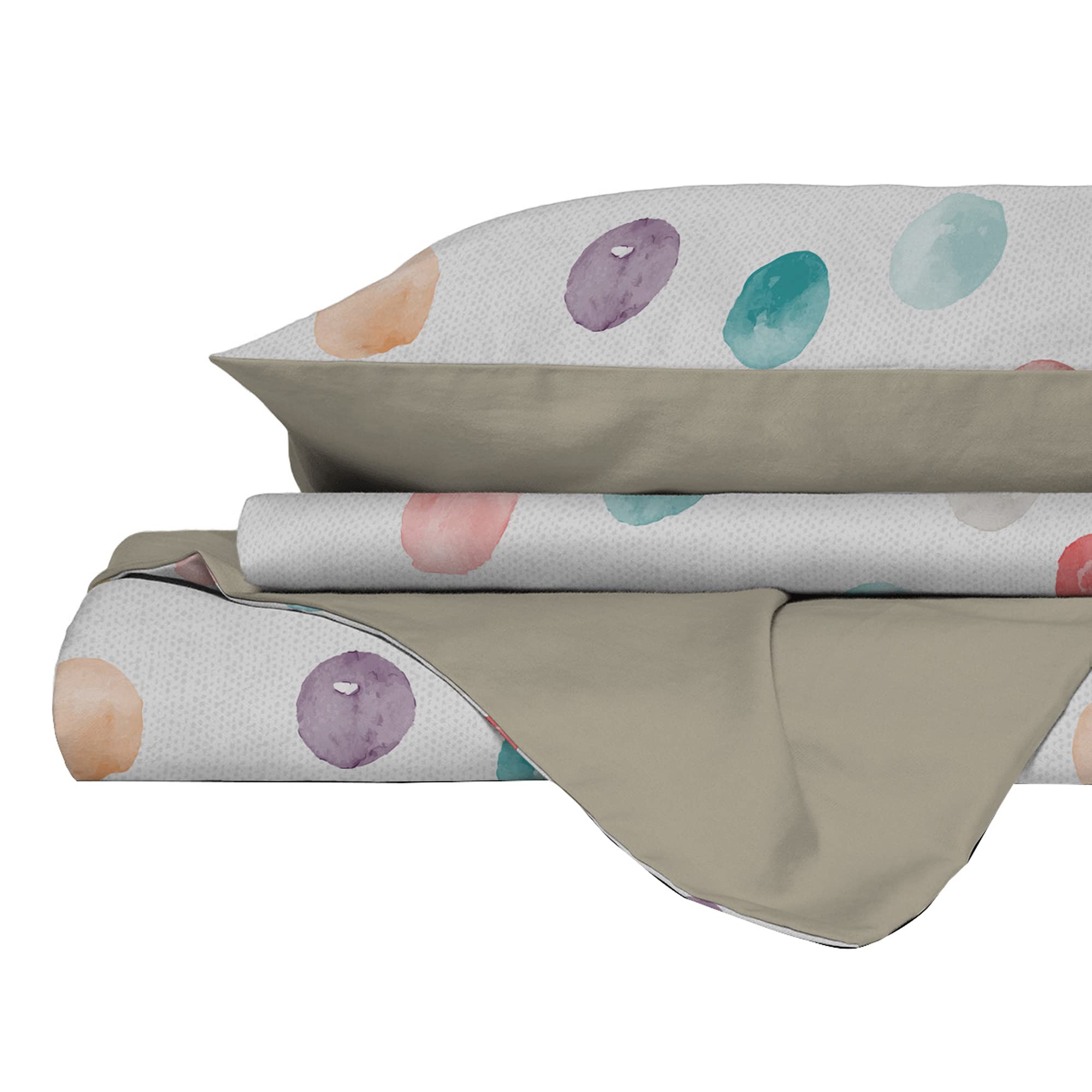Italian Bed Linen MB Home Italy “Fashion” Duvet Cover Set, Baloon, Double - Image 3