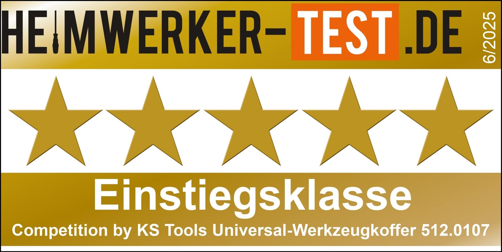 COMPETITION 512.0107 1/4"+1/2" Universal-Werkzeug -Satz, 106-tlg (Powered by KS TOOLS)