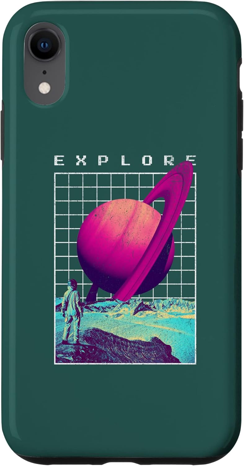 iPhone XR Explore Outer Space Astronaut Future Stars Case Cell