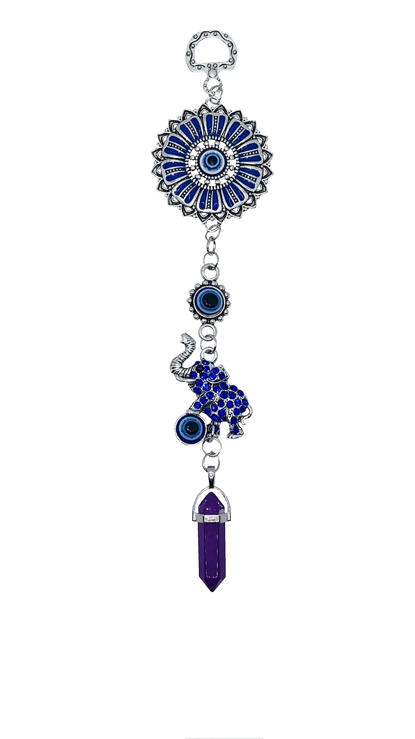 Pendentif éléphant porte-bonheur pour voiture et miroir d'intérieur