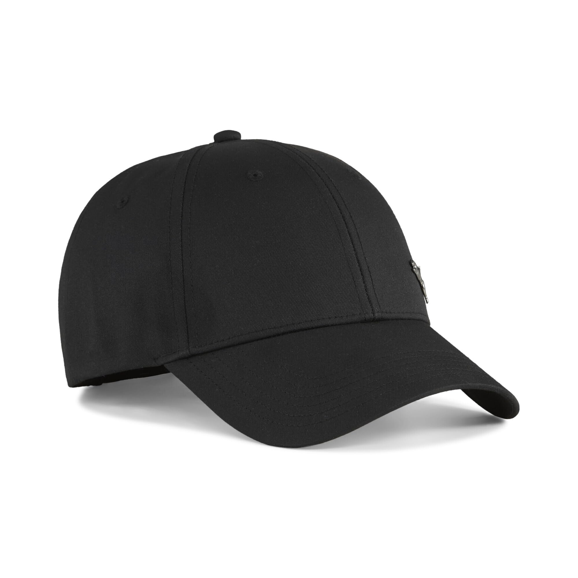 PUMA Unisex Essentials Metal Cat Baseball Cap, V2 PUMA Black, L