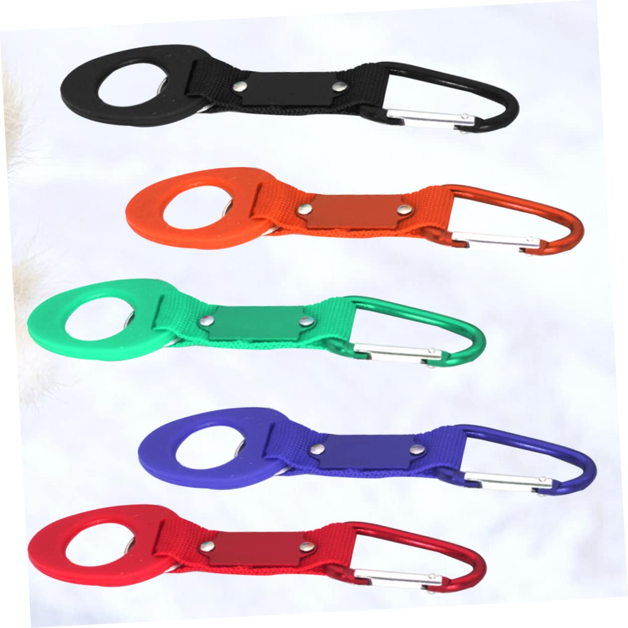 TOYANDONA 3 Sätze Teiliges Tragbarer Getränkebehälter Clip Mit Haken Wasserflaschen Halterung Für Outdoor Aktivitäten Zum Joggen Radfahren Und Camping Zufällige 6 Stück * 3